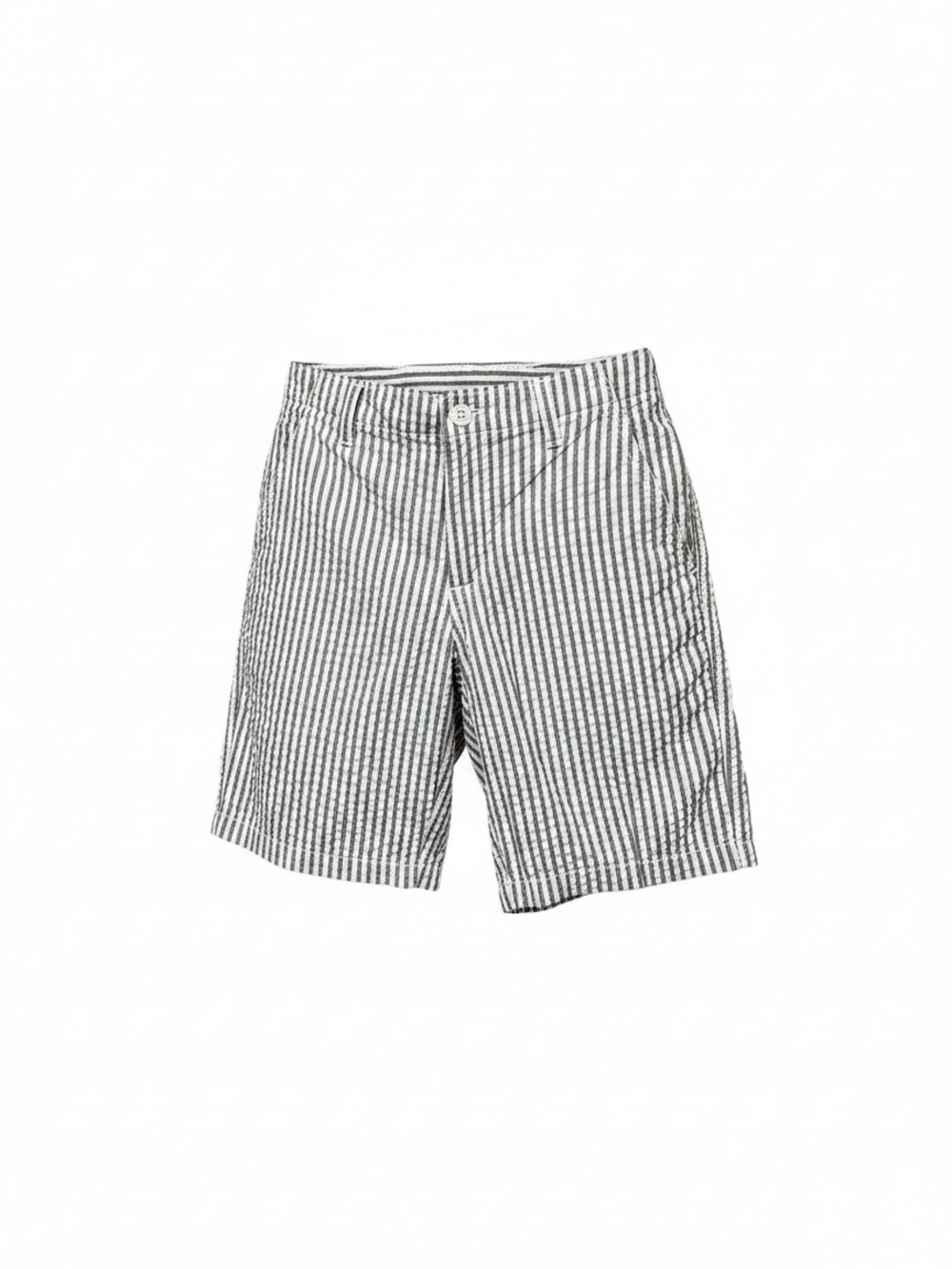 Gap Kids Blue White Seersucker Striped Pull-On Shorts Elastic Waist Cotton Boys